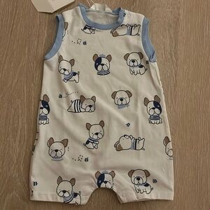 Mayoral 4-6 month doggie romper NWT